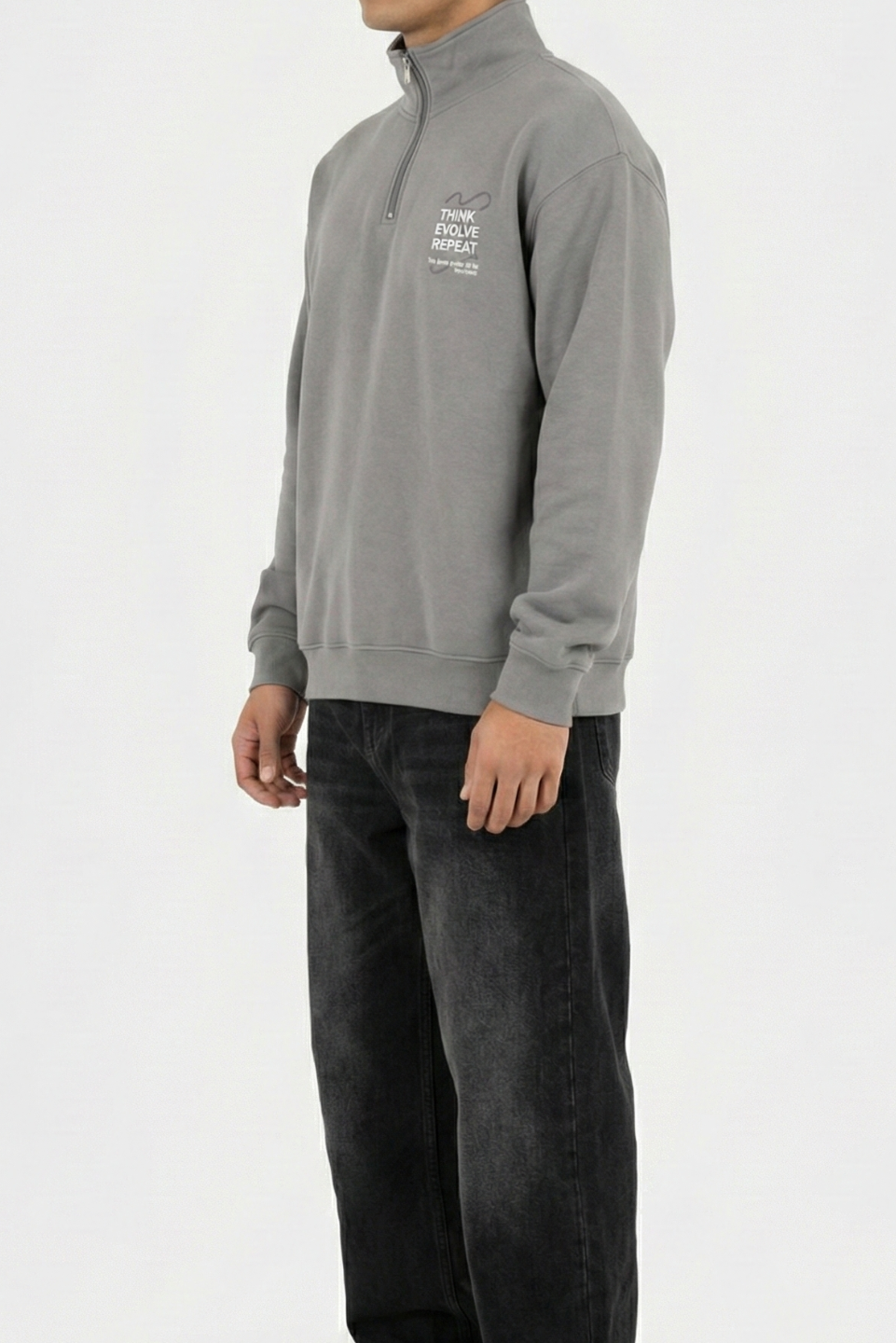 EVOLVE ZIP-NECK SWEATSHIRT