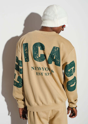 Crew Neck Sweat Shirt for Men