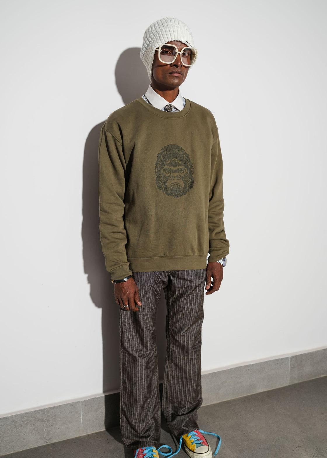 Sweatshirt Men Green- FW12004