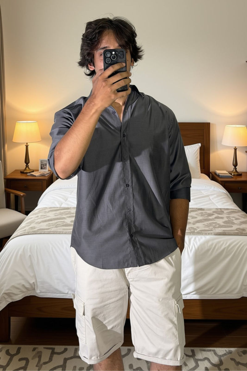 COTTON  BUTTON DOWN SHIRT