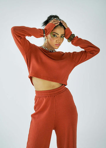 CO-ORD SET RUST