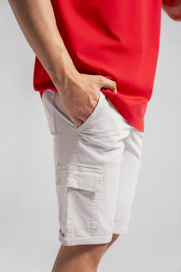 White Cargo Mens Shorts pakistan