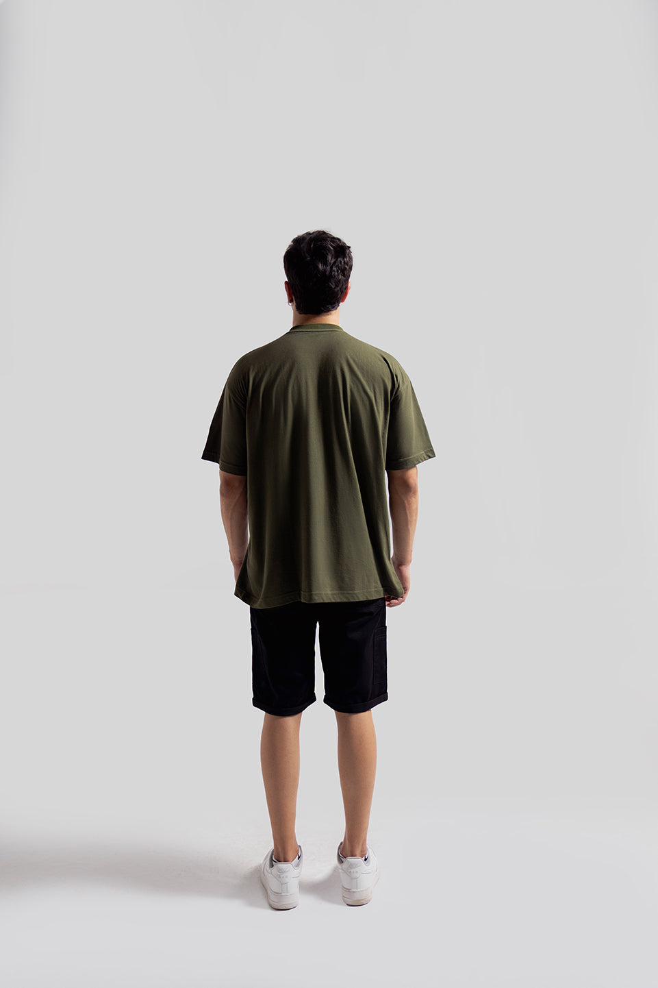 Olive ultra soft cotton t shirt for men breathable fit