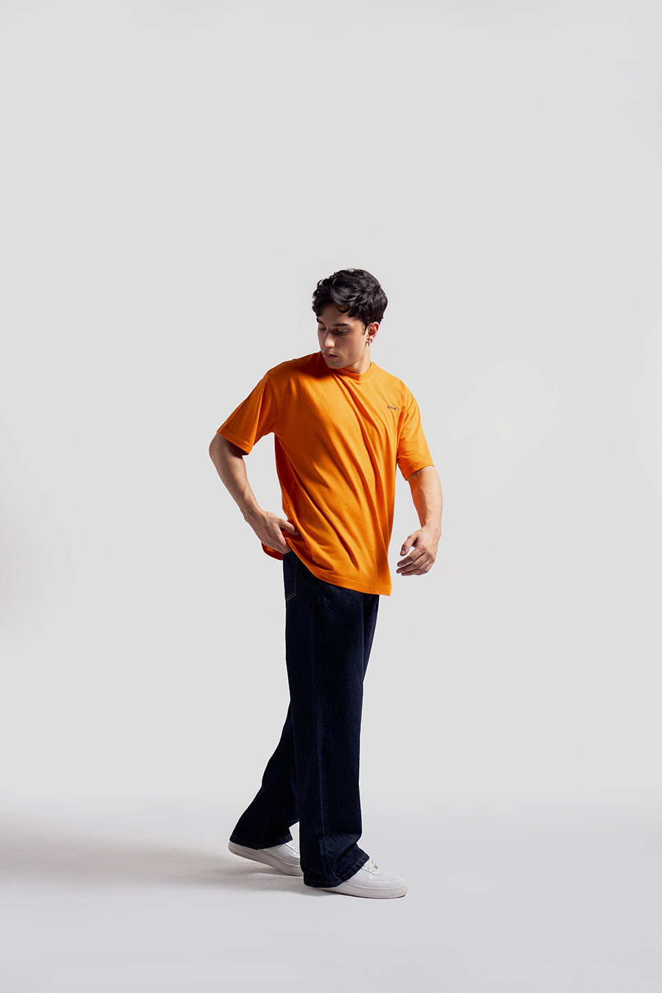 ORANGE ULTRA SOFT COTTON TEE