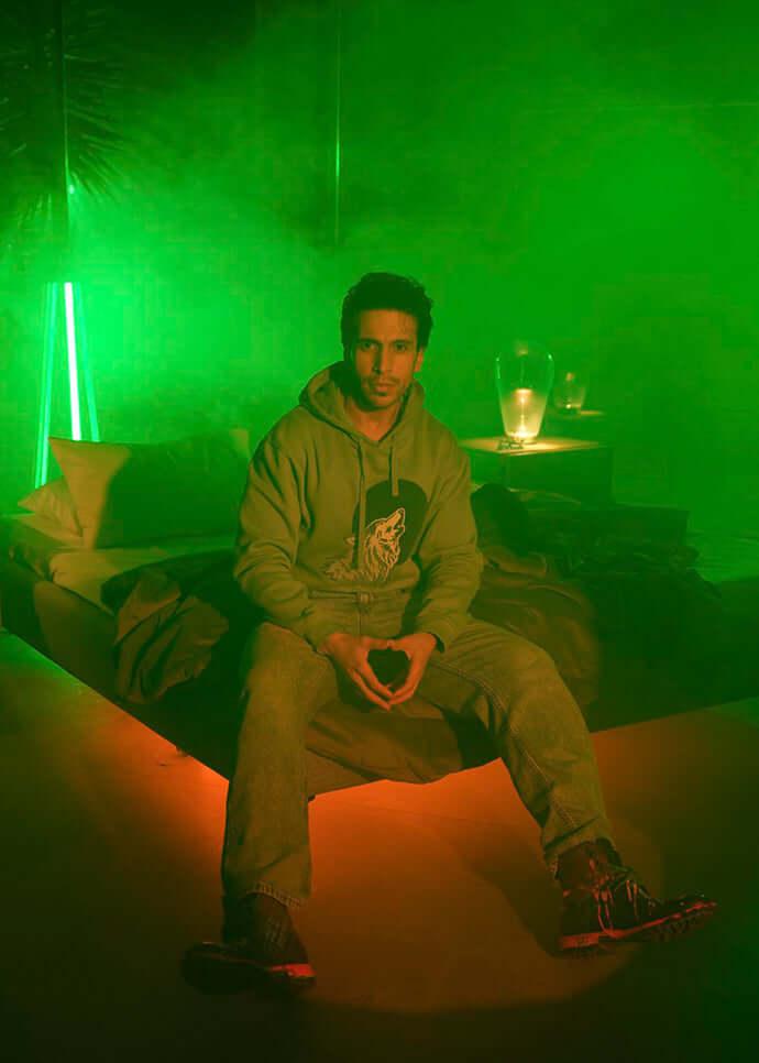 relaxed fit hoodie for men styled for everyday wear