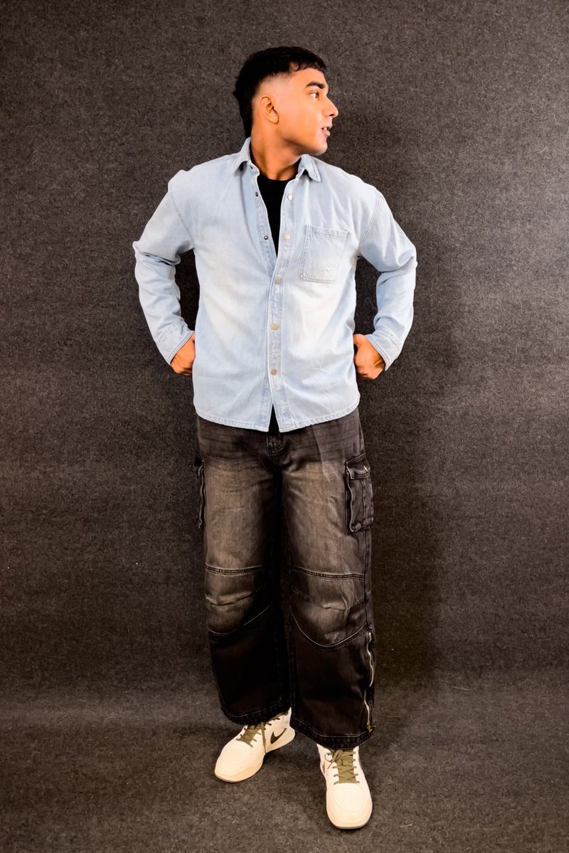 DENIM SHACKET