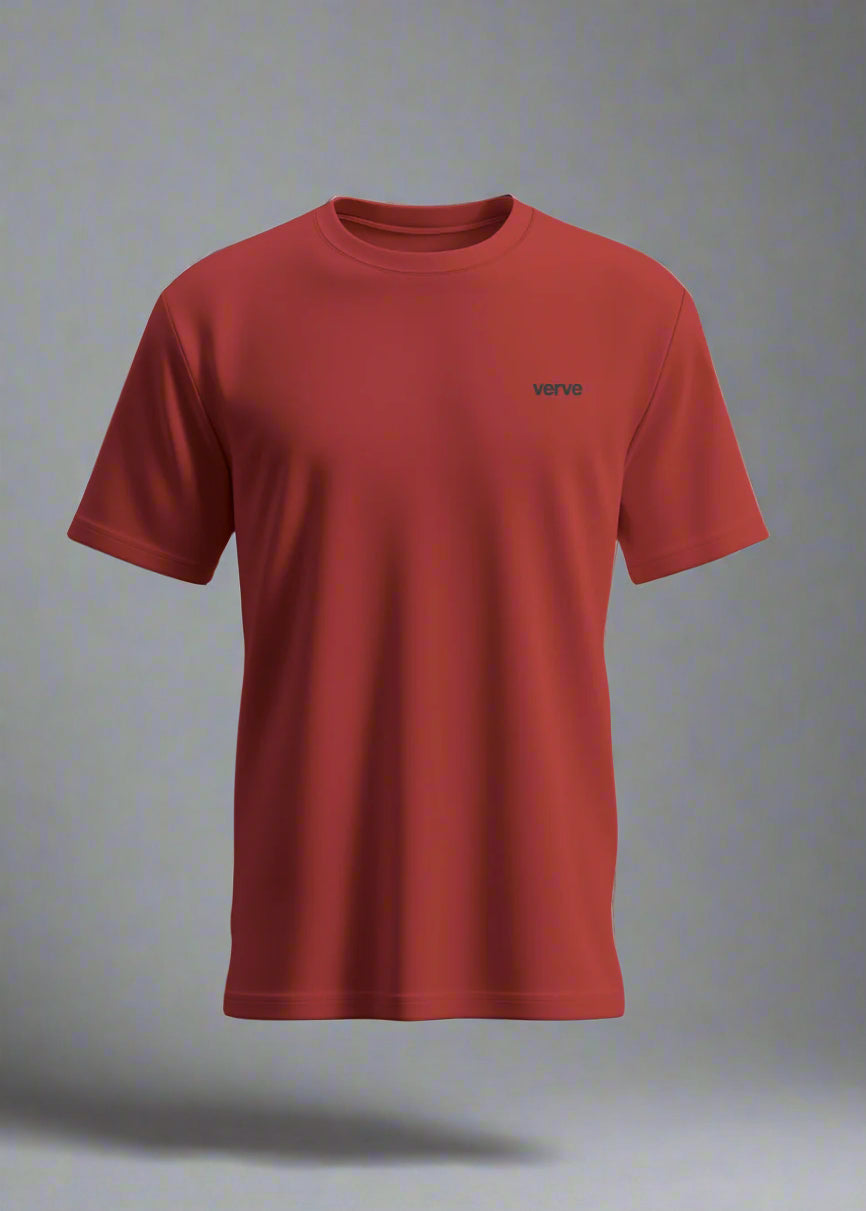 Maroon Ultra-Soft Cotton Tee