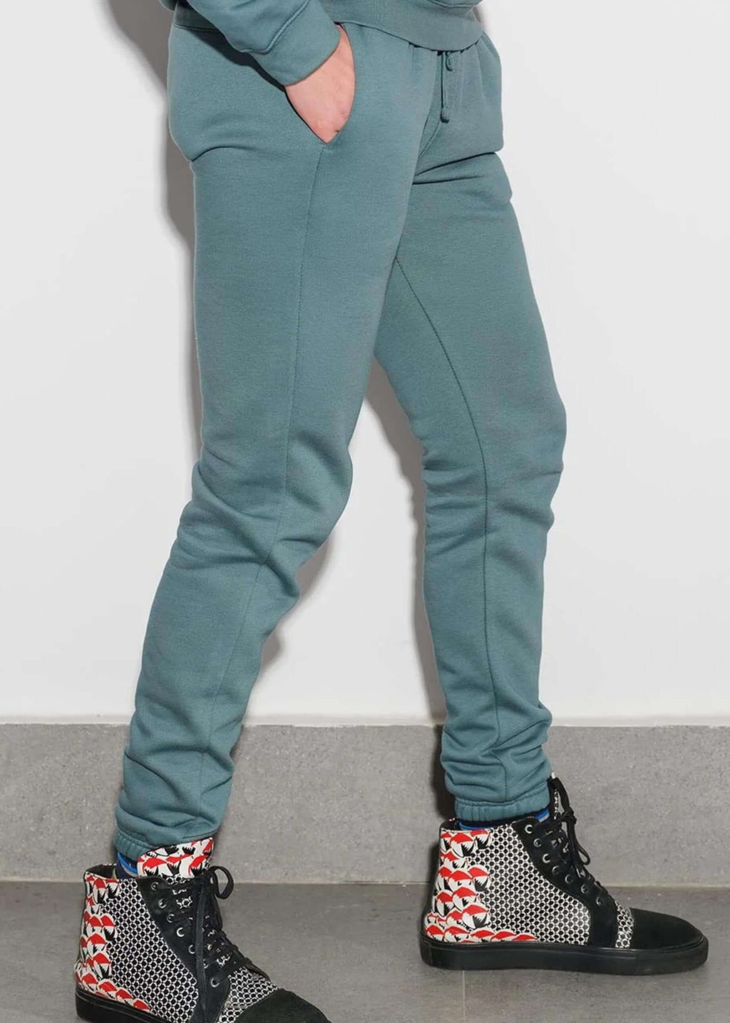 TROUSER MEN TEAL