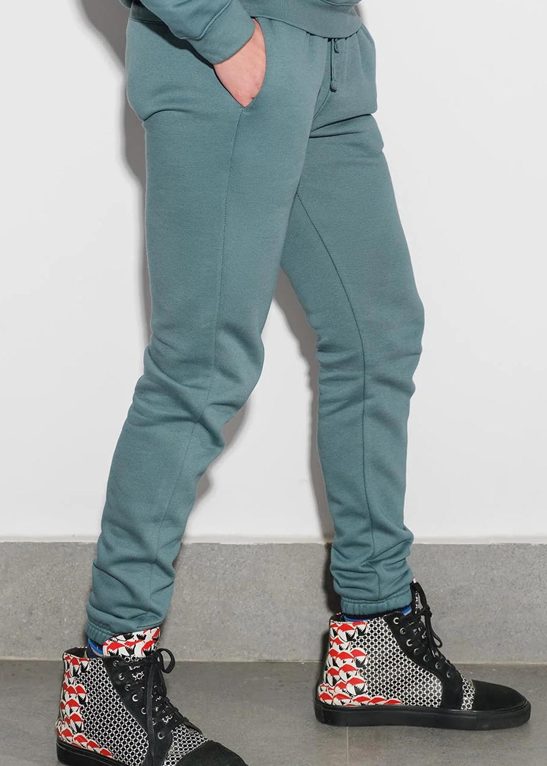 Trousers Men Dark Green- FW13008