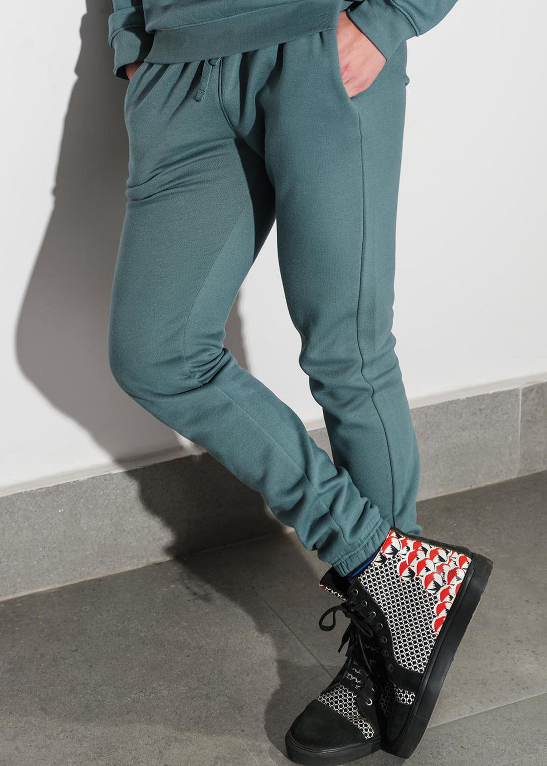 Trousers Men Dark Green- FW13008