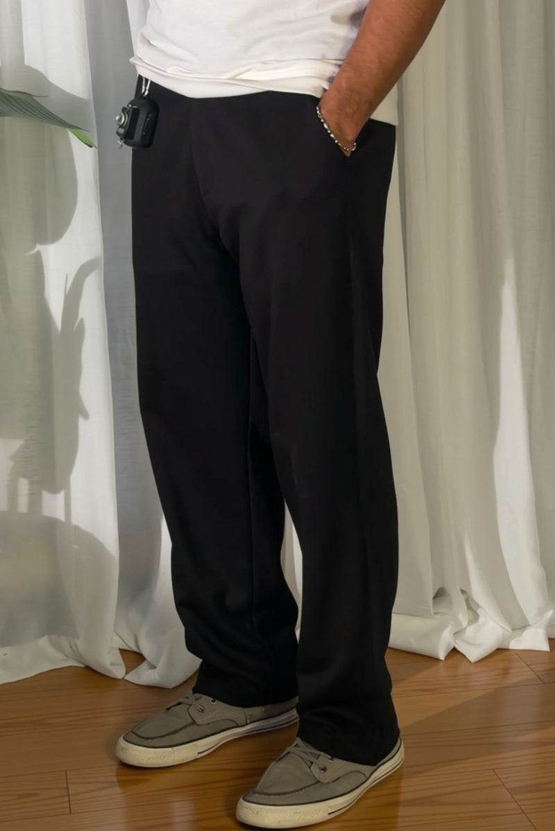 TAILORED SCUBA PANTS BLACK