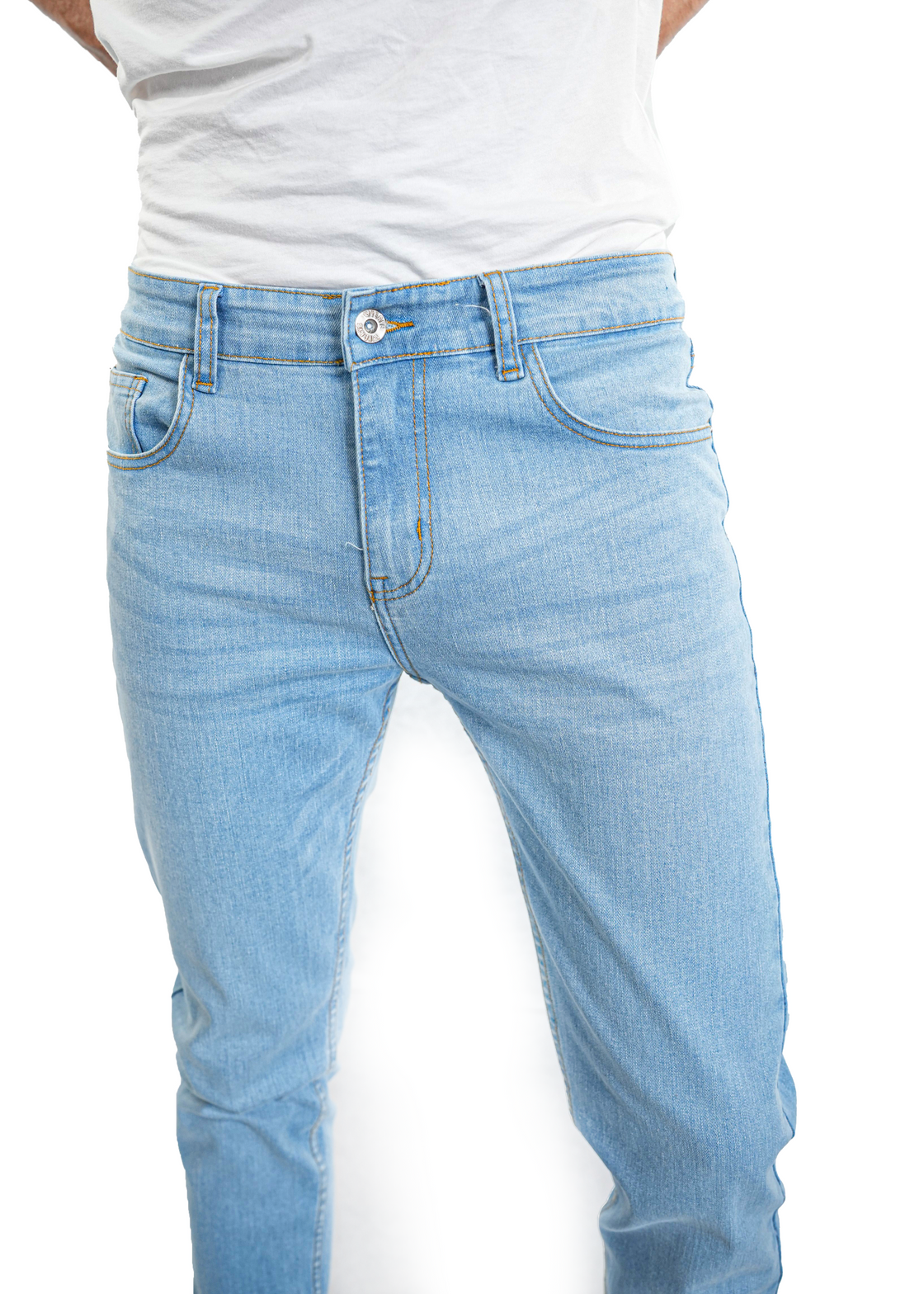 Light Blue Straight Fit Denim - MD-202414