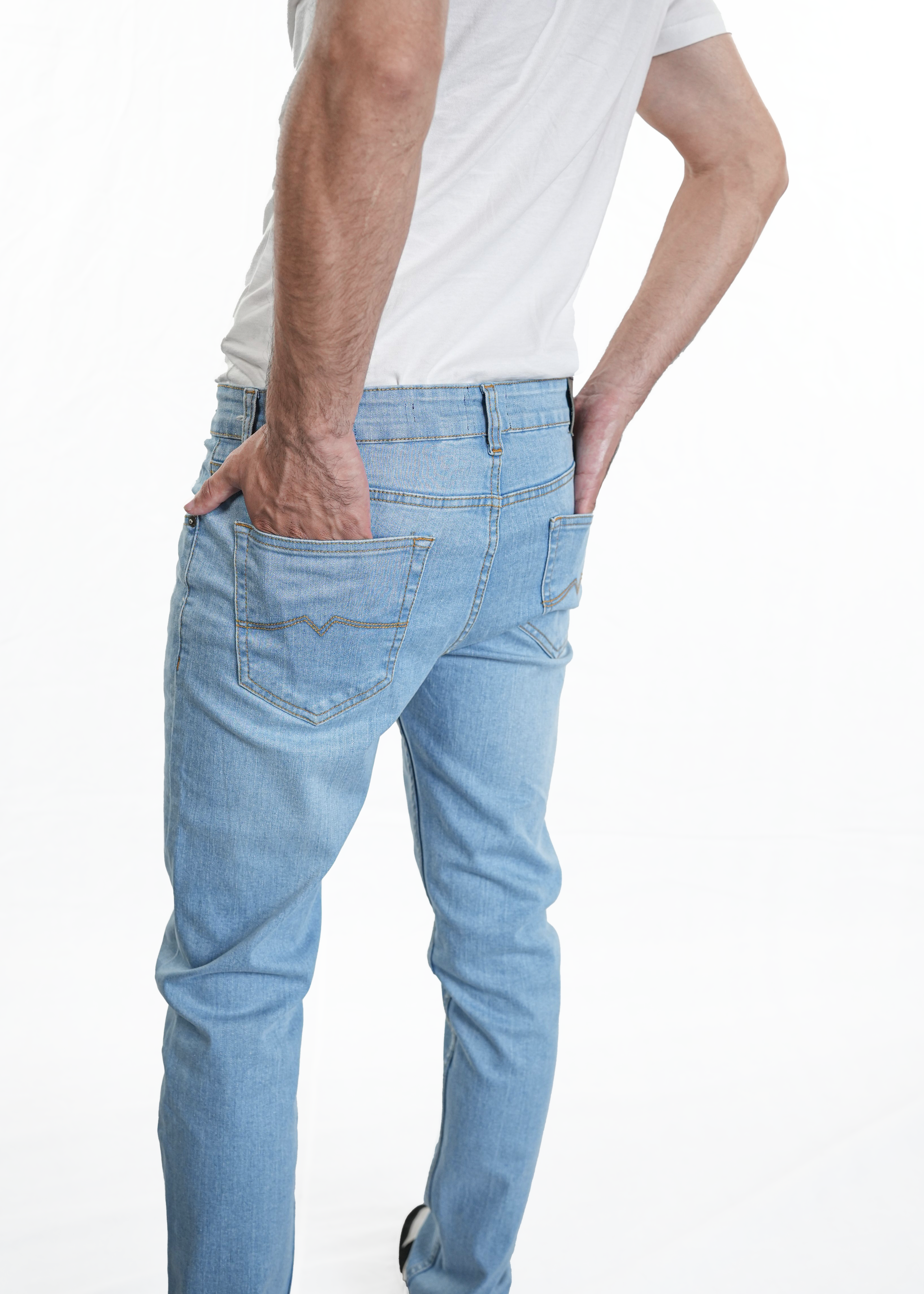 SKY BLUE STRAIGHT FIT DENIM
