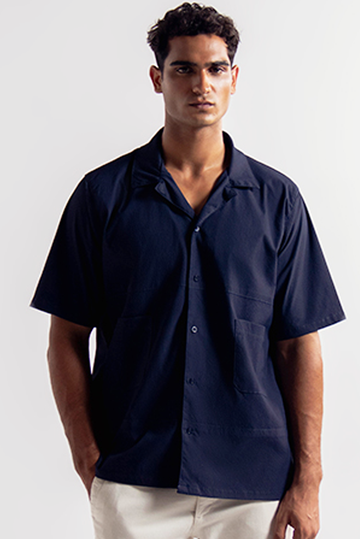 RELAXED FIT SHORT SLEEVE OVERSHIRT