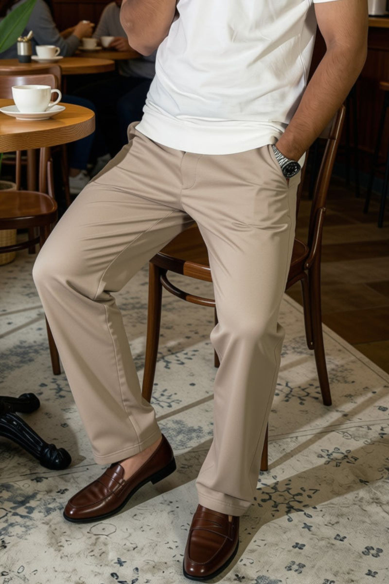 TAILORED SCUBA PANTS KHAKI
