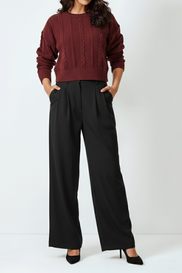 maroon sweater for women