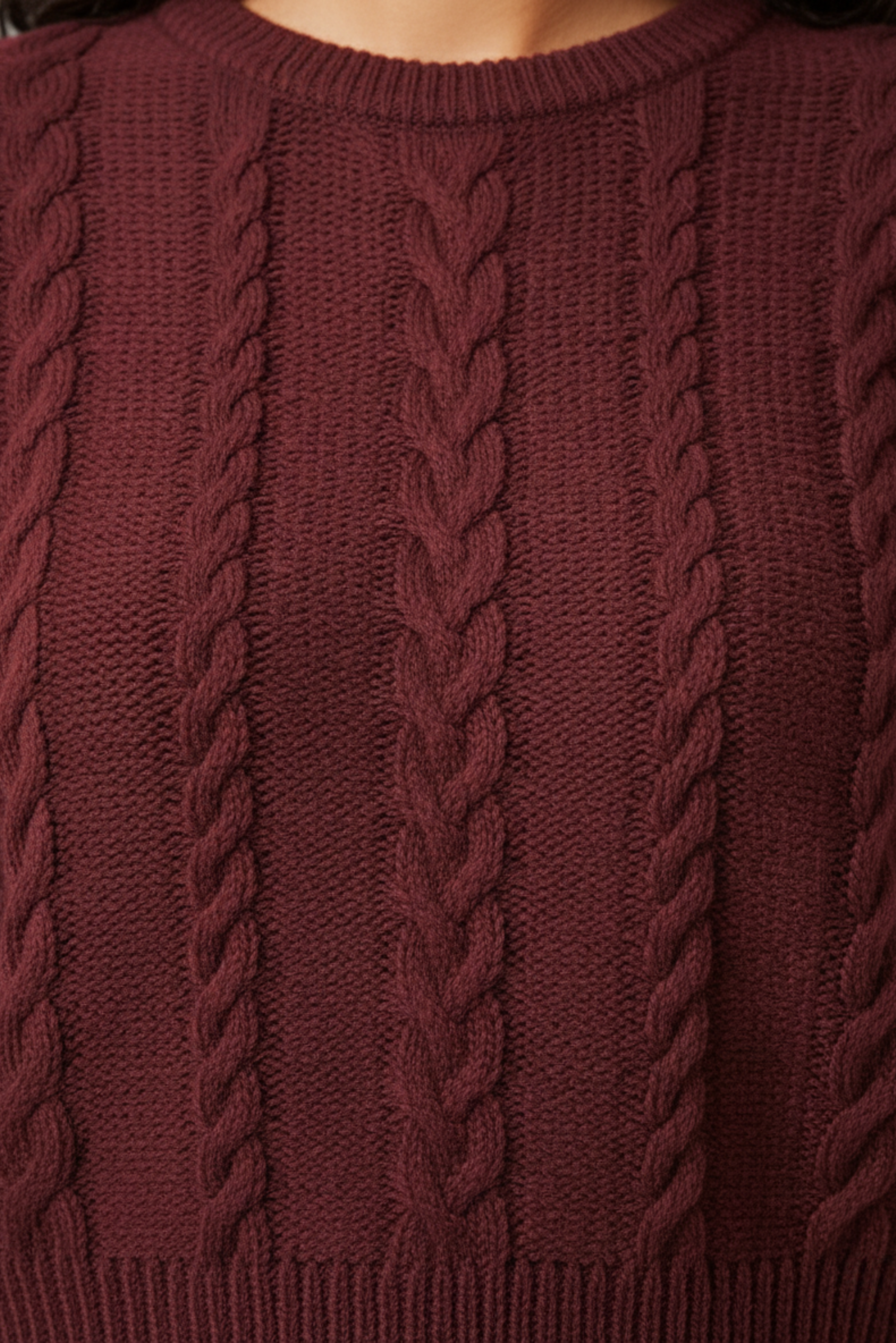 MAROON SWEATER