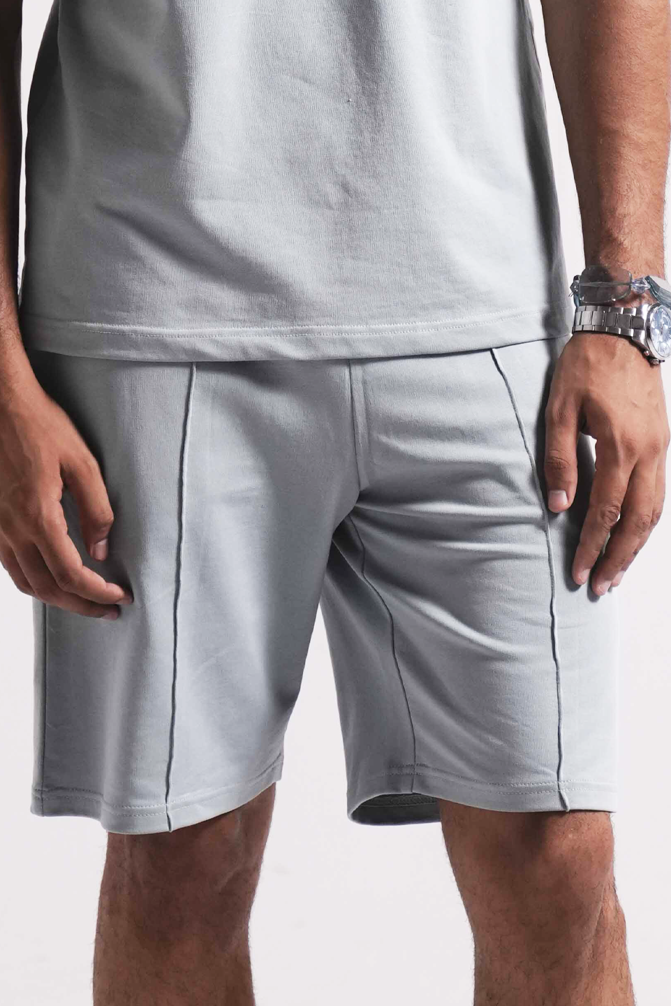 Gray Verve Signature Terry Mens Shorts