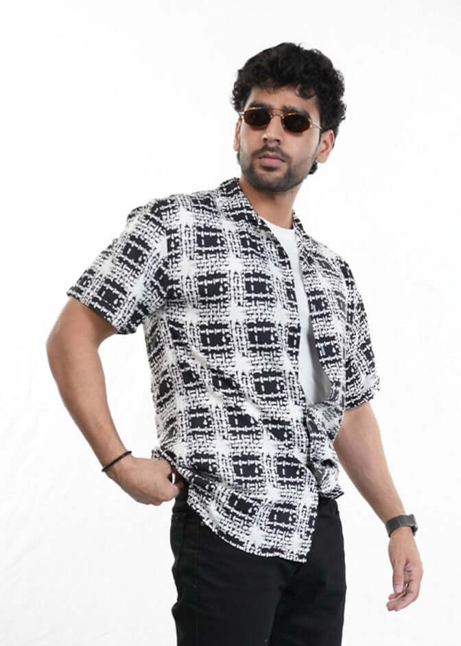 Bricksy cuban casual shirt for men with cuban collar design