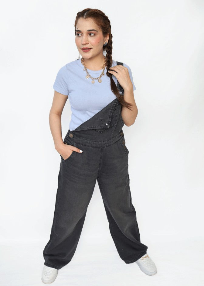 Grey Denim Overall