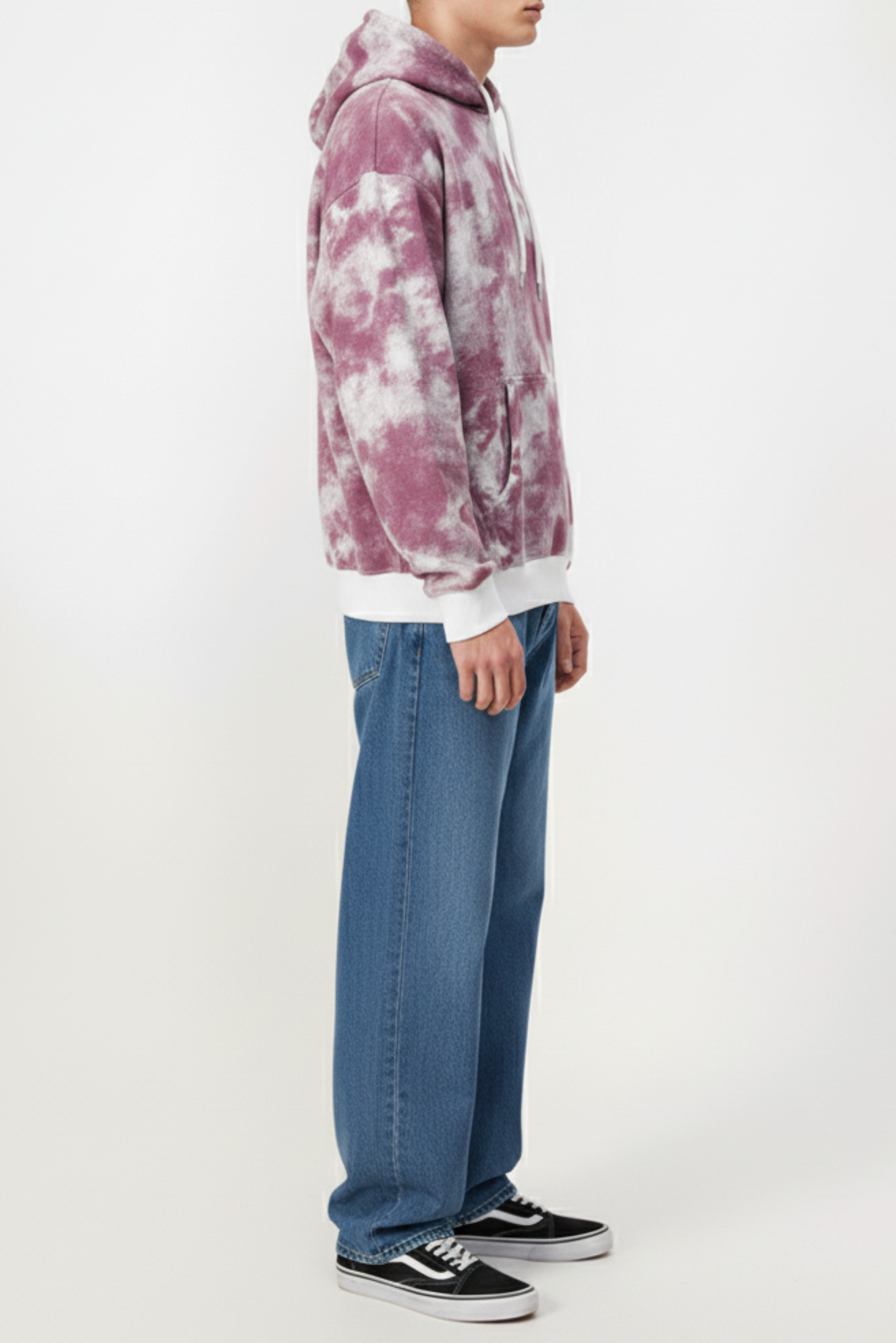 TIE-DYE PRINTED HOODIE