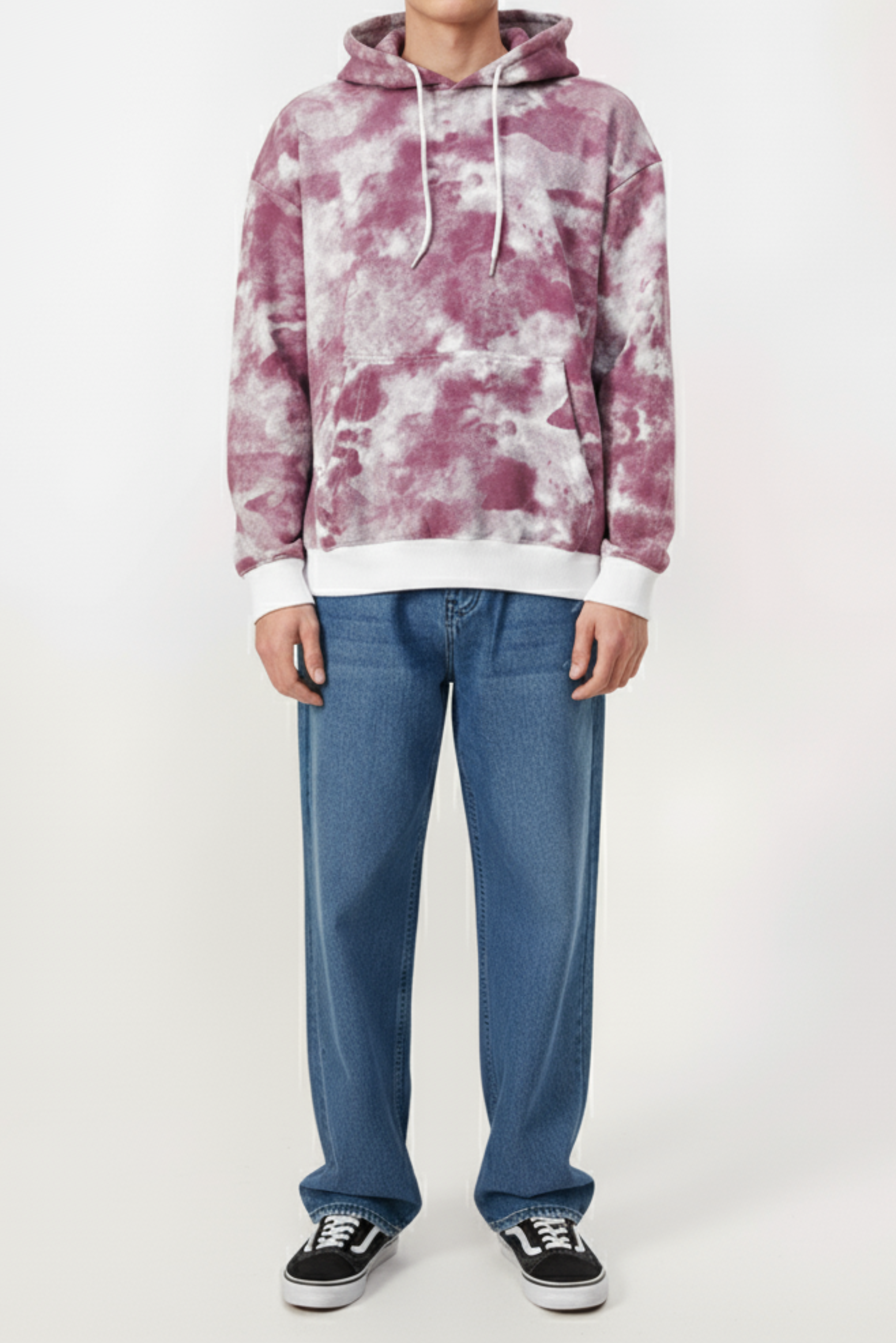 TIE-DYE PRINTED HOODIE