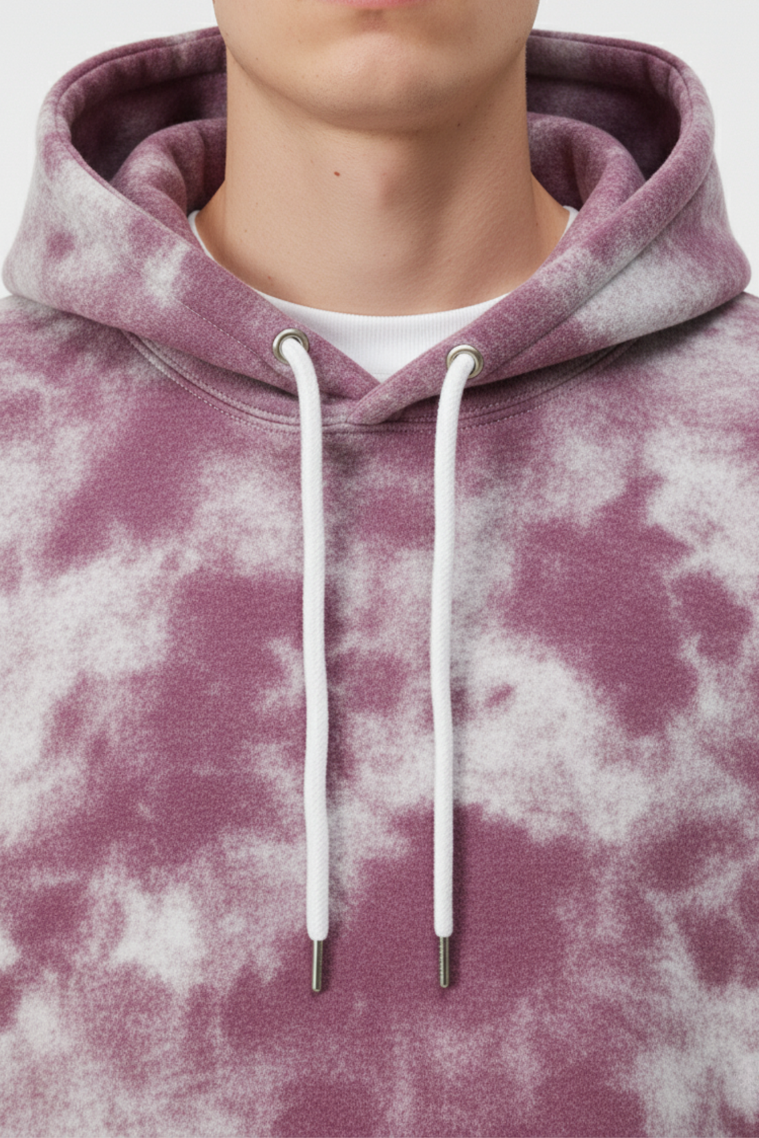 TIE-DYE PRINTED HOODIE